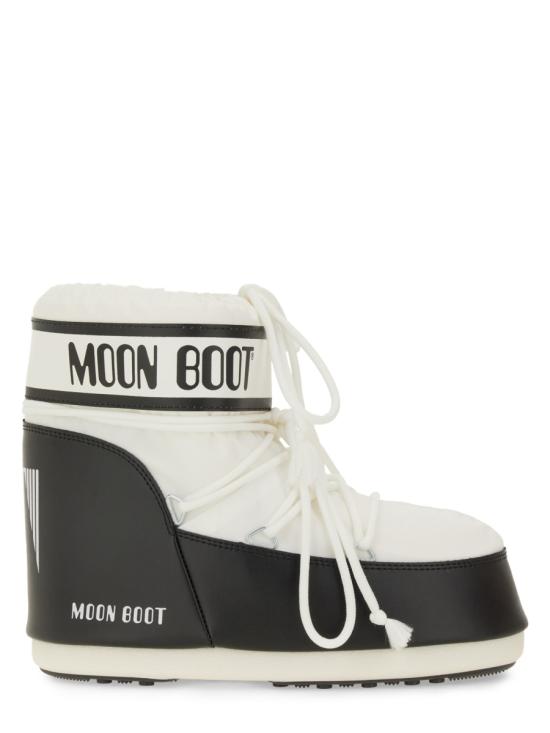 25FW 문부츠 아이콘 나일론 로우 부츠 80D1409340A001 White - MOON BOOT