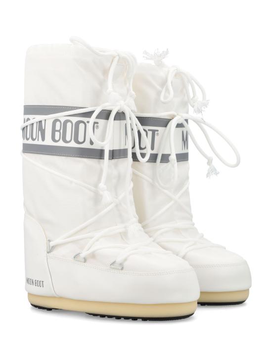 25FW 문부츠 아이콘 나일론 부츠 80D1400440A001 White - MOON BOOT