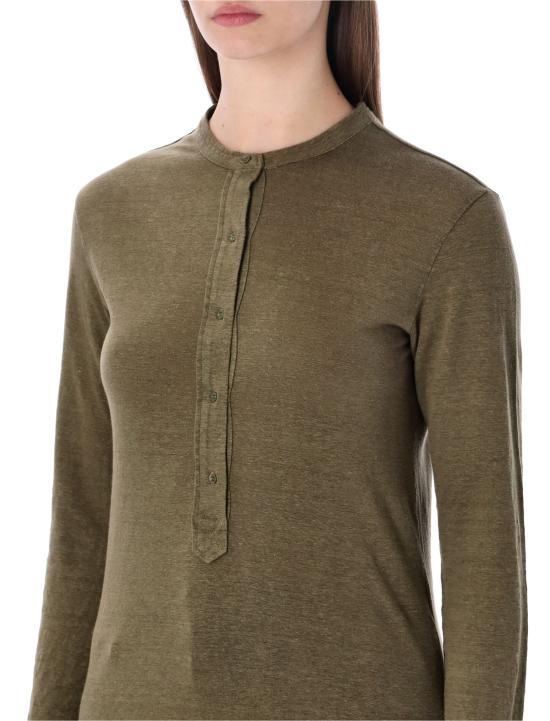 26SS 이자벨마랑에뚜왈 긴팔 티셔츠 TS0306FAB1N17E 67DK DARK KHAKI - ISABEL MARANT ETOILE