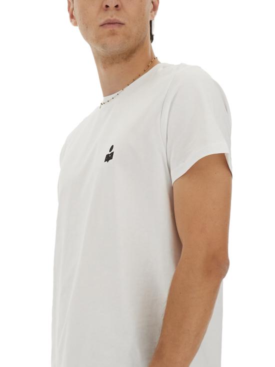 26SS 이자벨마랑 반팔 티셔츠 TS0047HAB1N19H WHBK WHITE - ISABEL MARANT