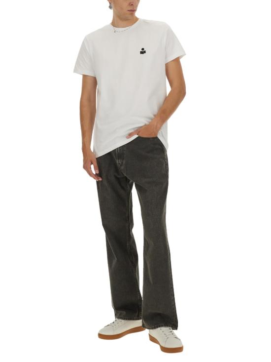 26SS 이자벨마랑 반팔 티셔츠 TS0047HAB1N19H WHBK WHITE - ISABEL MARANT