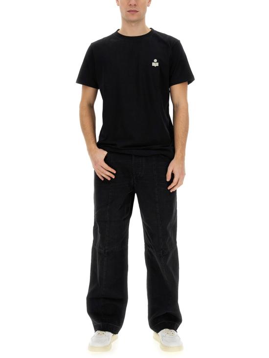 26SS 이자벨마랑 반팔 티셔츠 TS0047HAB1N19H BKEC BLACK - ISABEL MARANT