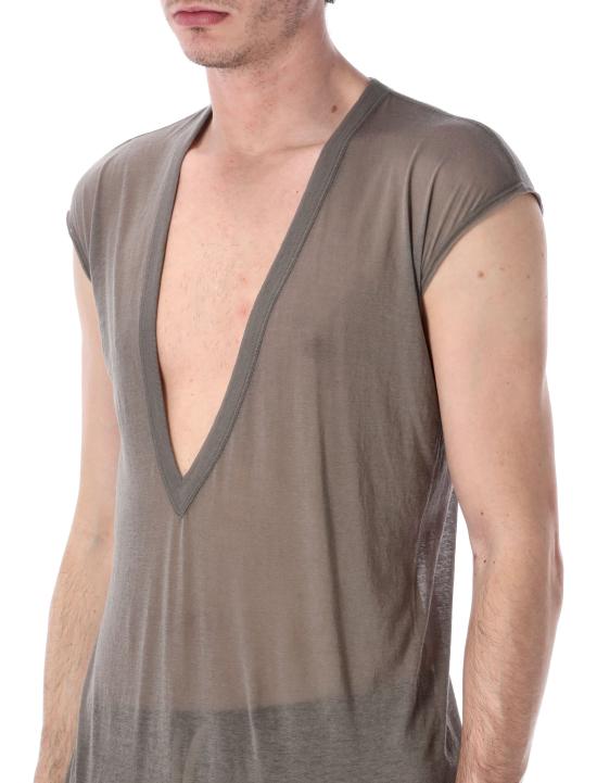 26SS 릭 오웬스 반팔 티셔츠 RU01F2157UC 34 DUST - RICK OWENS
