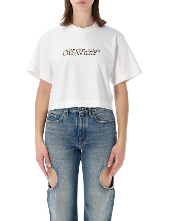 26SS 오프화이트 반팔 티셔츠 OWAA090S26JER001 0110 WHITE