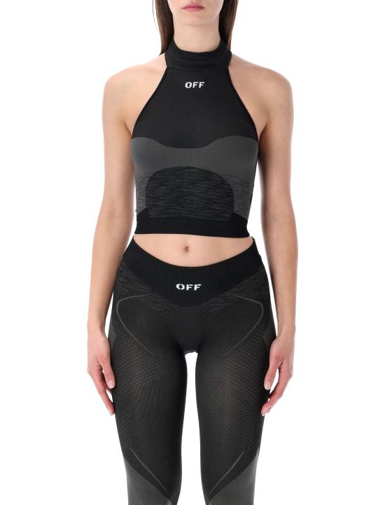 26SS 오프화이트 반팔 티셔츠 OWVO05RS26KNI001 1001 BLACK