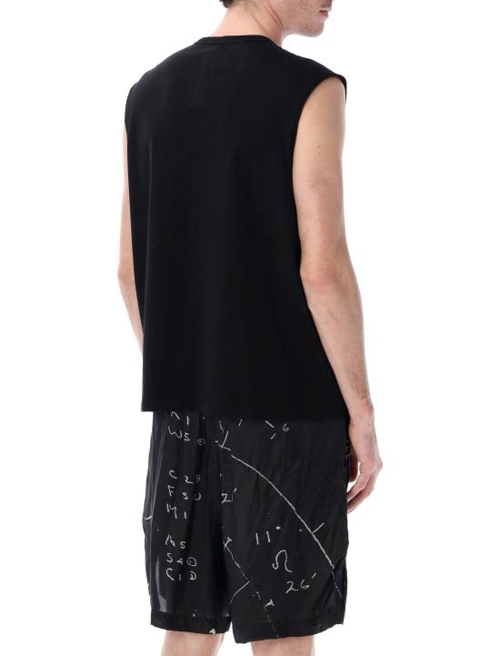 26SS 릭 오웬스 반팔 티셔츠 RR01F2132JAEP13 0911 BLACK MILK PRINT - RICK OWENS