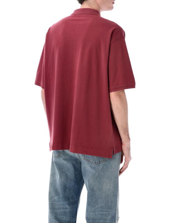 26SS 아크네 스튜디오 반팔 티셔츠 BL0433 ACE MAROON RED - ACNE STUDIOS