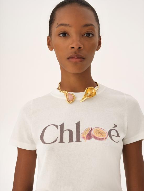 26SS 끌로에 반팔 티셔츠 CH26SJH08197 101 WHIYE - CHLOE