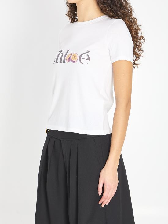 26SS 끌로에 반팔 티셔츠 CH26SJH08197 101 WHIYE - CHLOE