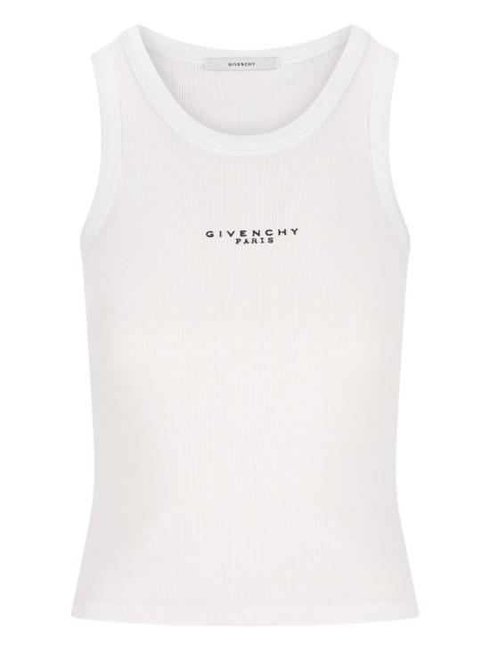 26SS 지방시 민소매 티셔츠 BW70FPP7BR 100 WHITE
