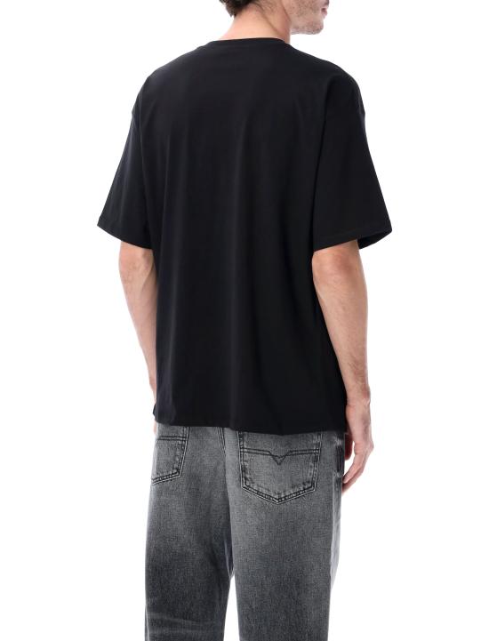 26SS 디젤 반팔 티셔츠 A215620PLAT 9XX BLACK - DIESEL