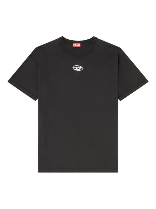 26SS 디젤 반팔 티셔츠 A202970JMBB 900 BLACK