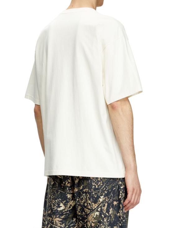 26SS 디젤 반팔 티셔츠 A130490DQAU 141A WHITE - DIESEL