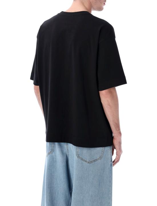 26SS 드리스 반 노튼 반팔 티셔츠 0211103603 900 BLACK - DRIES VAN NOTEN