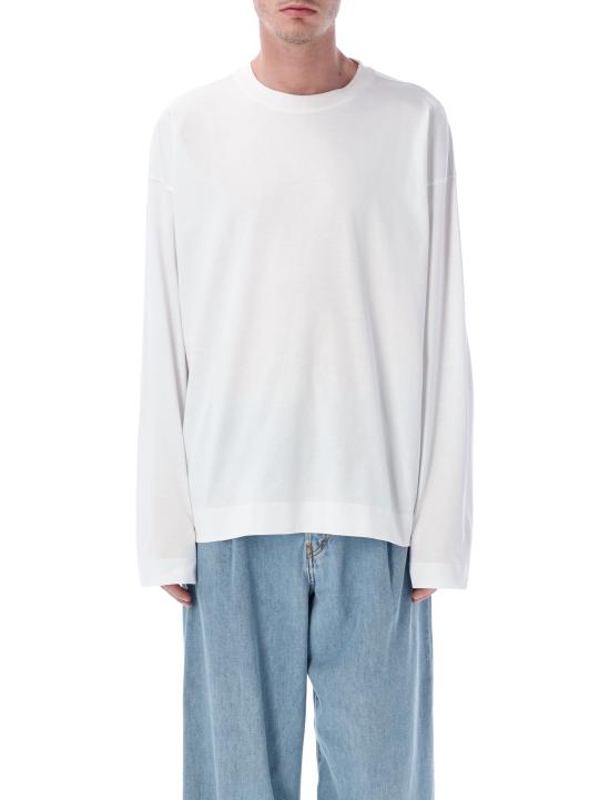 26SS 드리스 반 노튼 반팔 티셔츠 0211123603 001 WHITE