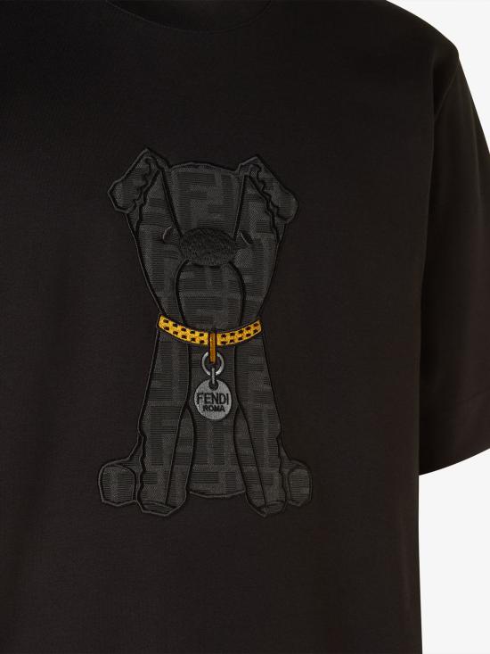 26SS 펜디 코튼 티셔츠 FY0936AW0P F0QA1 BLACK - FENDI