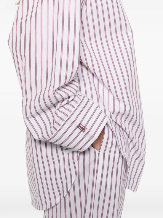 26SS 바이말렌비거 셔츠 103165 QG7 CABERNET STRIPE - BY MALENE BIRGER