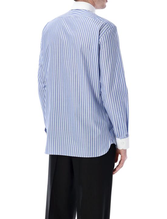 26SS 톰포드 긴팔 셔츠 HLBA02C0028 WUC BLUE WHITE STRIPE - TOMFORD