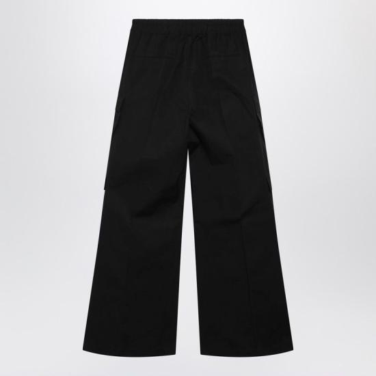 26SS 릭 오웬스 스트레이트 팬츠 RU01F2339TE 09 BLACK - RICK OWENS