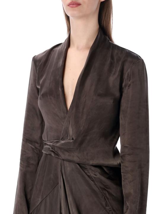 26SS 릭 오웬스 미디 원피스 RP01F6566N 78 DARK DUST - RICK OWENS