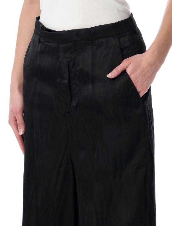 26SS 릭 오웬스 스트레이트 팬츠 RP01F6363N 09 BLACK - RICK OWENS