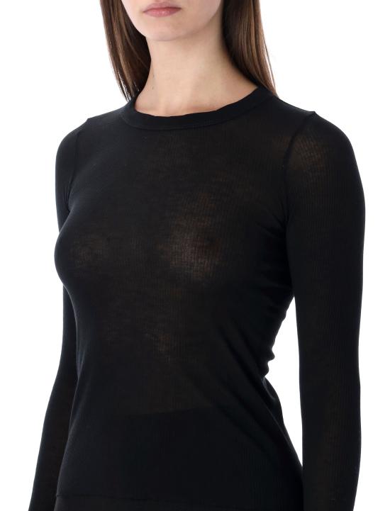 26SS 릭 오웬스 반팔 티셔츠 RP01F6209RC 09 BLACK - RICK OWENS