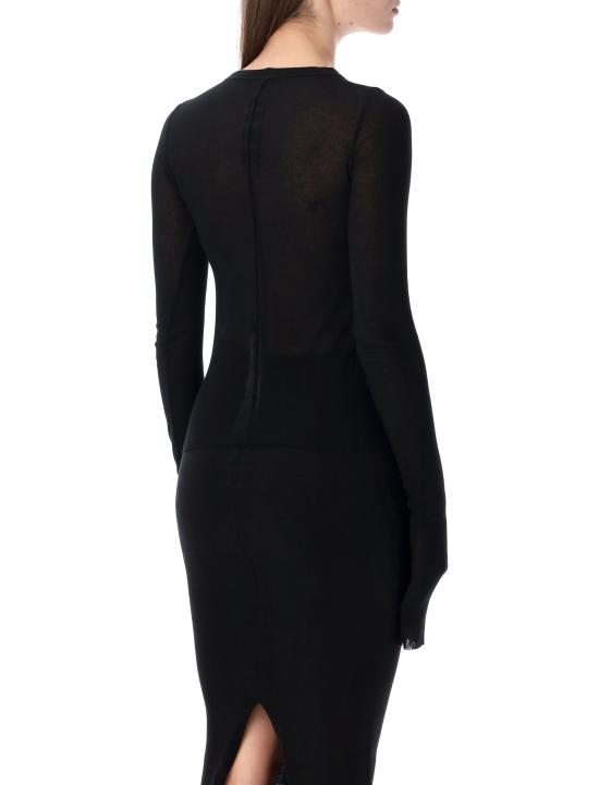 26SS 릭 오웬스 반팔 티셔츠 RP01F6209RC 09 BLACK - RICK OWENS