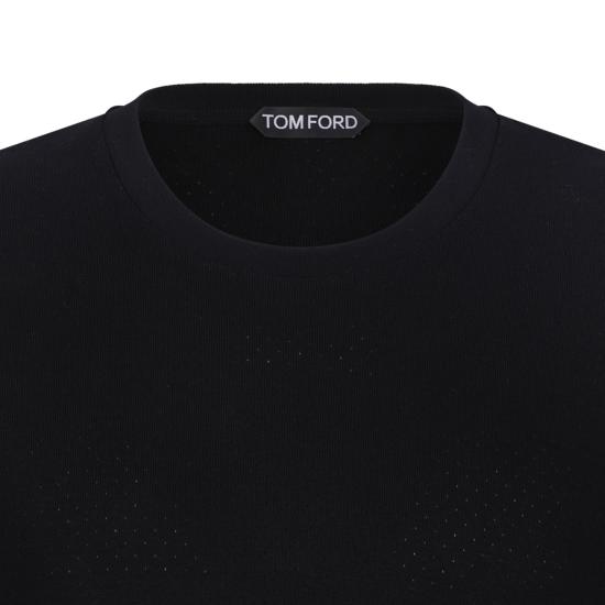 26SS 톰포드 반팔 티셔츠 JCS032JMC111 NAA BLACK - TOMFORD