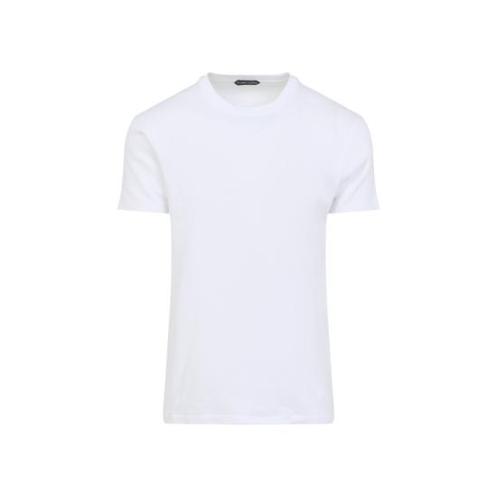 26SS 톰포드 반팔 티셔츠 JCS032JMC111 WAA OPTICAL WHITE