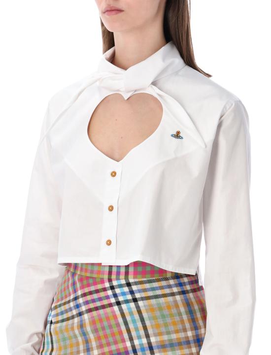 26SS 비비안웨스트우드 셔츠 1501005UW009Q A401 WHITE - VIVIENNE WESTWOOD