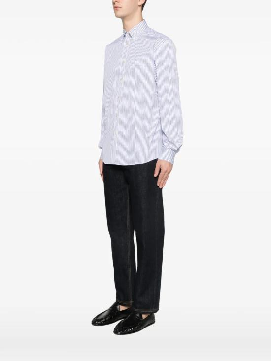 26SS 발렌티노 가라바니 긴팔 셔츠 8V3ABS80B95 C1L IVORY BLUE STRIPES - VALENTINO GARAVANI