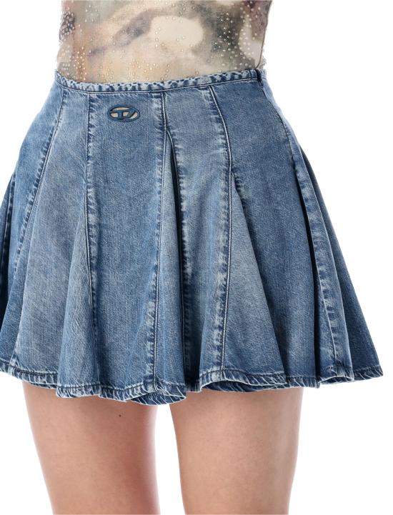 26SS 디젤 데님 스커트 A21694068VY 01 LIGHT BLUE - DIESEL