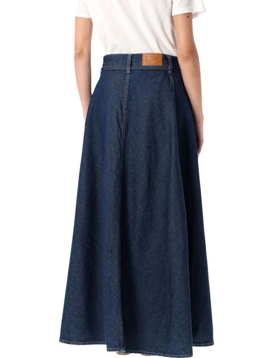 26SS 리바이스 데님 스커트 001T4 0001 SQUARK CIRCLE DARK BLUE - LEVI'S