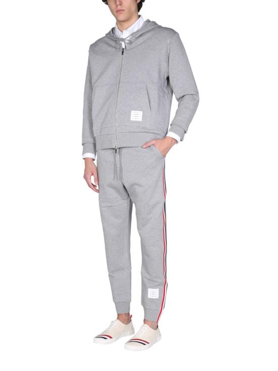 26SS 톰브라운 클래식 루프백 스트라이프 스웨트팬츠 MJQ066A03377 055 LT GREY - THOM BROWNE