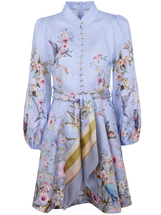 26SS 짐머만 미디 원피스 9142DC261 BLAV BLUE MULTI - ZIMMERMANN