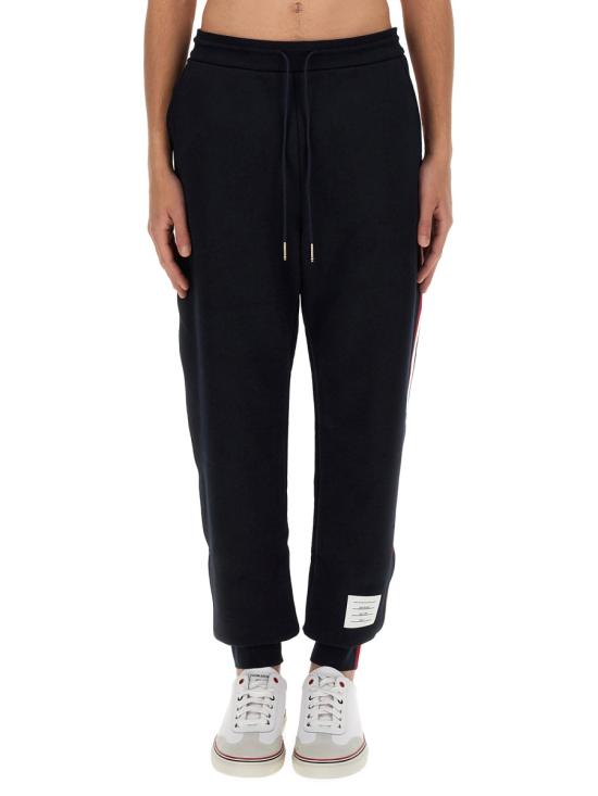 26SS 톰브라운 클래식 루프백 스트라이프 스웨트팬츠 MJQ066A03377 415 NAVY