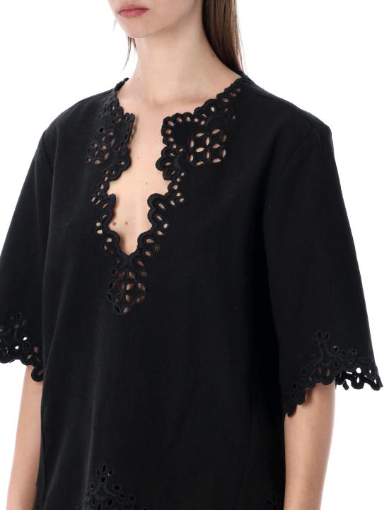 26SS 이자벨마랑에뚜왈 반팔 티셔츠 HT0586FBD1J04E 02FK FADED BLACK - ISABEL MARANT ETOILE