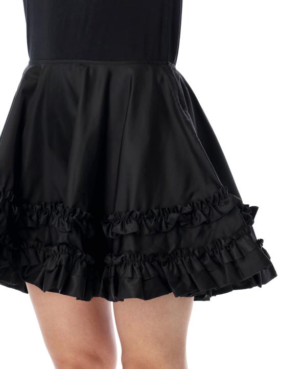 26SS 가니 러플 스커트 A109007910708 099 BLACK - GANNI