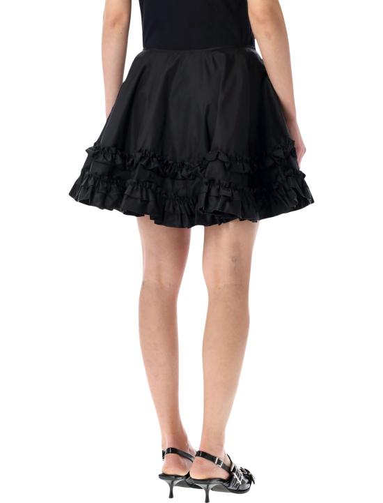 26SS 가니 러플 스커트 A109007910708 099 BLACK - GANNI