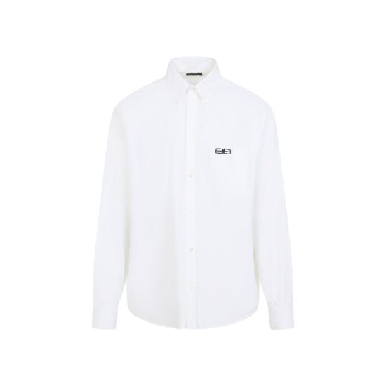 25FW 발렌시아가 긴팔 셔츠 850816 TRM28 9000 WHITE - BALENCIAGA
