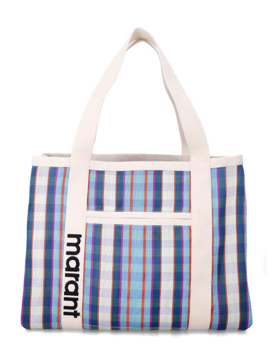 26SS 이자벨마랑 다르웬 토트백 PP0021FAA1X17M TUCK TORQUISE CHALK