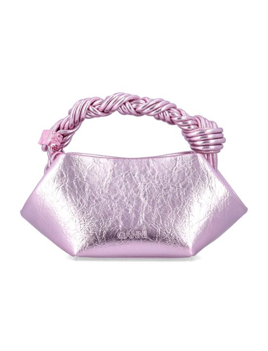 26SS 가니 메탈릭 미니 부백 B210003011036 499 SILVER PINK - GANNI
