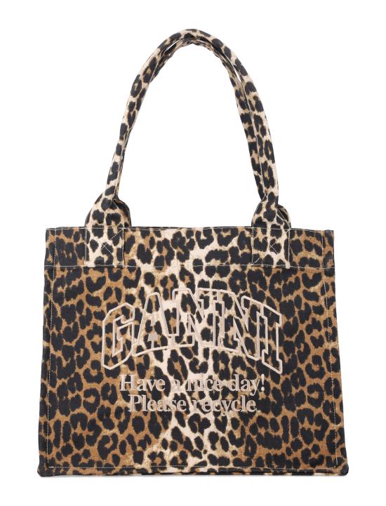 26SS 가니 라지 캔버스 토트백 A71795903 943 LEO