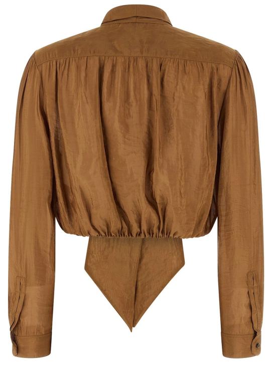 26SS 생로랑 셔츠 856831Y3K31 2005 BROWN - SAINT LAURENT