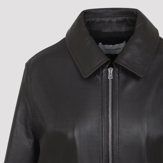 26SS 이브살로몬 가죽 자켓 26E25EYV20155APXX A2009 BROWN - YVES SALOMON