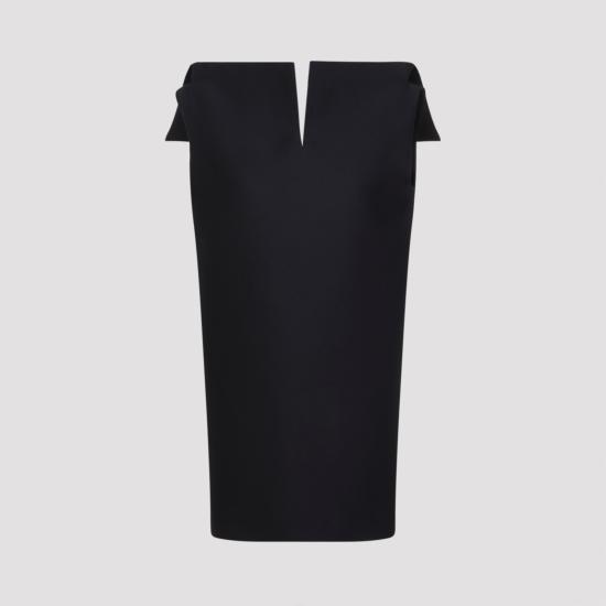 26SS 발렌시아가 미디 원피스 872522TUQ03 1000 BLACK - BALENCIAGA