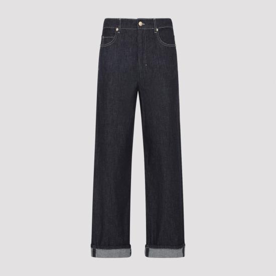 26SS 에스막스마라 스트레이트 팬츠 2619181051600 001 BLUE - 'S MAX MARA