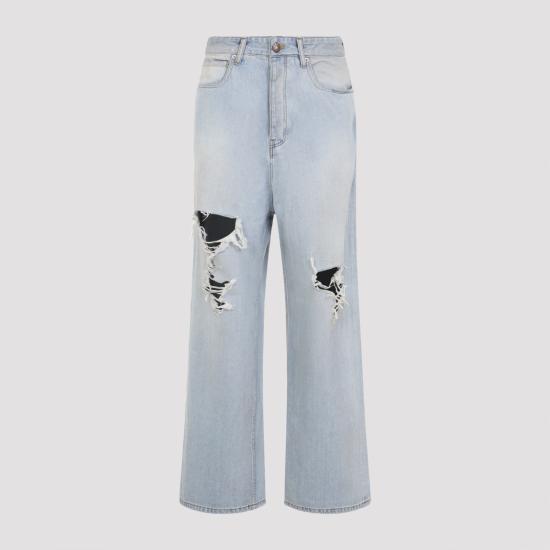 26SS 발렌시아가 스트레이트 팬츠 849951 TTWA3 4200 LIGHT BLUE