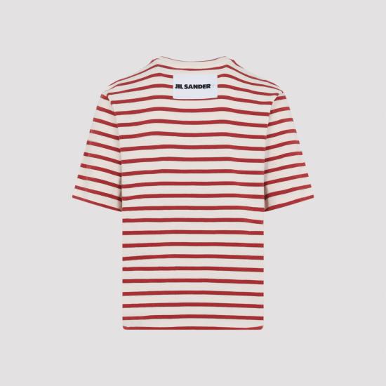 26SS 질샌더 반팔 티셔츠 J47GC0109J46497 649 RED - JIL SANDER