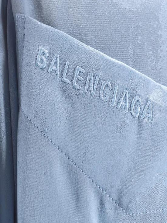 26SS 발렌시아가 스트레이트 팬츠 850696TTN10 5840 LIGHT BLUE - BALENCIAGA